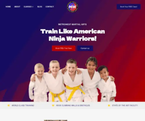 Mwestmartialarts.com(Metrowest Martial Arts & Wellness Center) Screenshot