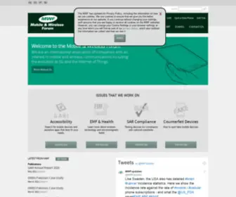 Mwfai.org(Mobile & Wireless Forum) Screenshot