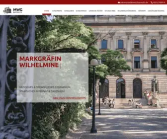 MWG-Bayreuth.de(Markgräfin) Screenshot