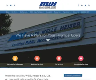 MWhco.com(Miller, Welle, Heiser & Co., Ltd) Screenshot