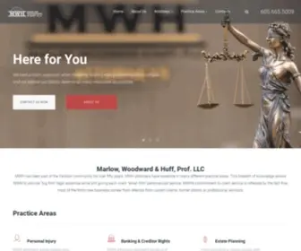 MWhlawyers.com(Yankton law firm for over 50 years) Screenshot