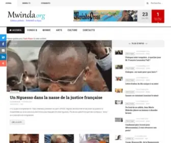 Mwinda.org(Journal) Screenshot