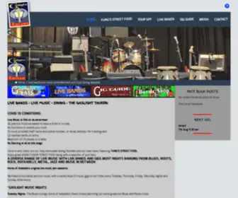 MWmhosting.com(Live bands live music entertainment pub food dining adelaide) Screenshot