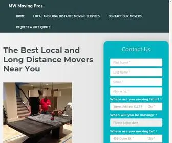 Mwmovingpros.com(Mwmovingpros) Screenshot