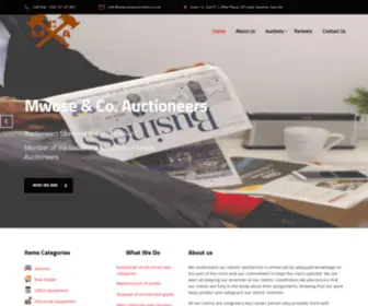 Mwoseauctioneers.co.ke(Qualified and Professional Services) Screenshot