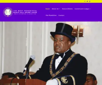 MWPHGlla.org(Most Worshipful Prince Hall Grand Lodge of Louisiana) Screenshot