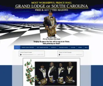MWPHGLSC.net(Most Worshipful Prince Hall Grand Lodge of South Carolina) Screenshot