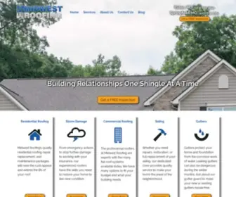 Mwroofing.us(Midwest Roofing) Screenshot