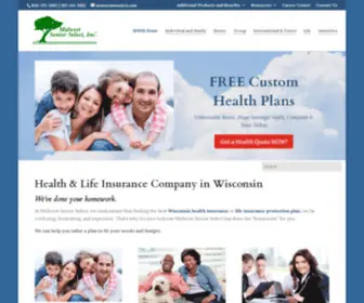 Mwselect.com(Wisconsin Health & Life Insurance Company) Screenshot