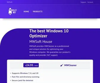 Mwsoft.net(PC optimizer software) Screenshot