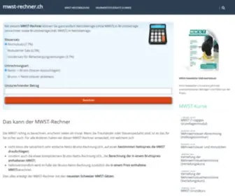 MWST-Rechner.ch(Mit diesem MWST) Screenshot