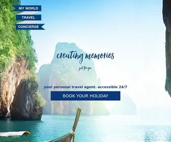 MWTC.com.au(My World Travel Concierge) Screenshot