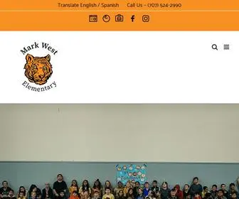 Mwtigers.org(Mark West Elementary) Screenshot