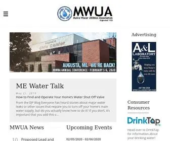 Mwua.org(Our goal at Maine Water Utilities Association) Screenshot
