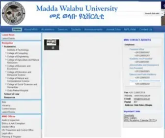 Mwu.edu.et(Mwu) Screenshot