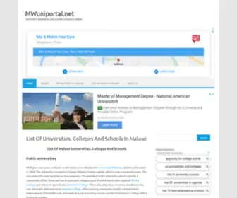 Mwuniportal.net(South African Job And Tenders Student Loan & LearnershipsMwuniportal) Screenshot