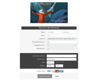 MWwpayments.com(Moses Water Works) Screenshot