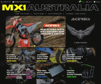 MX1Australia.com.au(Mx1 australia) Screenshot