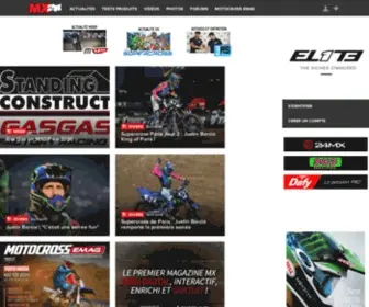 MX2K.com(C'est toute l'actualité du motocross et supercross depuis plus de 15 ans) Screenshot