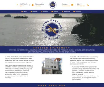 Mxak.org(Marine Exchange of Alaska (MXAK)) Screenshot