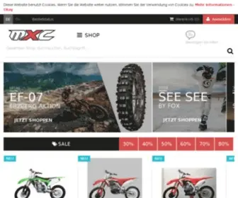 MXC.de(MXC dein Shop für Motocross Enduro Supermoto mit Werkstatt) Screenshot
