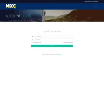MXclogistics.com(MX Courier Pvt Ltd) Screenshot