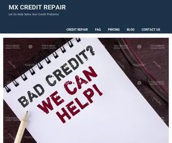 MXcreditrepair.com(Credit Repair) Screenshot