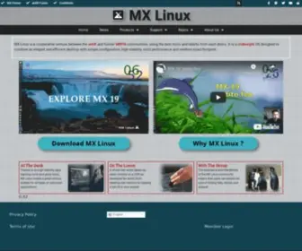 Mxlinux.org(MX Linux) Screenshot