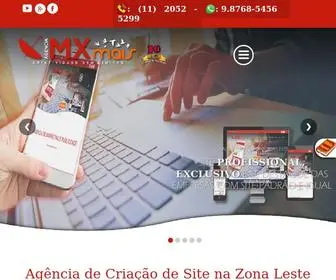 Mxmais.com.br(CRIAÇÃO DE SITES NA ZONA LESTE) Screenshot