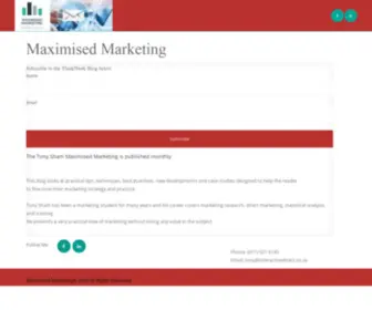 MXMKT.co.za(Blog Template) Screenshot