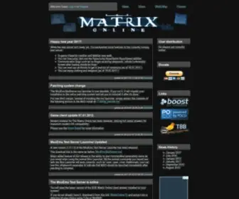 Mxoemu.info(The Matrix Online Server Emulator) Screenshot