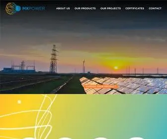 Mxpowersolar.com(MX Power) Screenshot