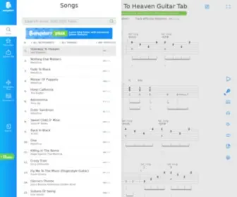 Mxtabs.net(Guitar Tabs with Rhythm) Screenshot