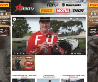 MXTV.com.au(Australia's favourite dirt bike TV show since 2000) Screenshot