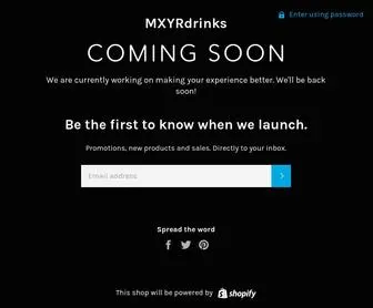 MXYRdrinks.com(MXYRdrinks) Screenshot