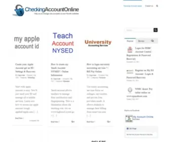 MY-Account-Online.com(Checking Account Online) Screenshot