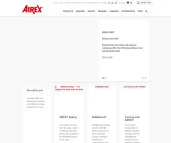 MY-Airex.com(Hochwertige Gymnastikmatten & Fitnessmatten direkt vom Hersteller) Screenshot