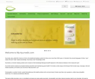 MY-Ayurvedic.com(My-ayruvedic.com offers best prices online for ayurvedic medicines) Screenshot