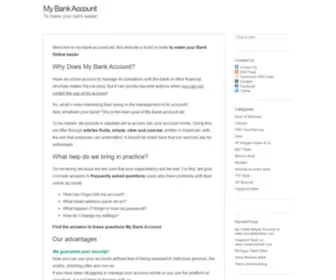 MY-Bank-Account.net(Your daily bank online on) Screenshot