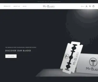 MY-Blades.com(Sustainable Blades & Razor) Screenshot