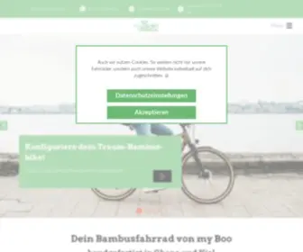 MY-Boo.de(Entdecke die my Boo Bambusfahrräder und E) Screenshot
