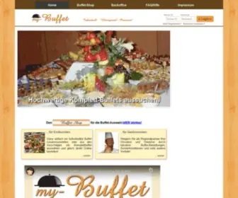 MY-Buffet.com(Der Ã¼berregionale Buffetservice) Screenshot