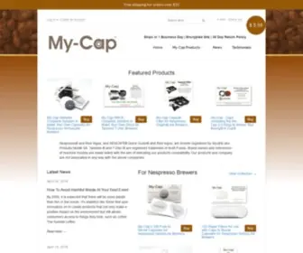 MY-Cap.com(My-Cap Solutions for Single Serve Coffee Brewers) Screenshot