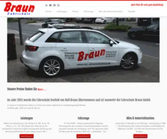 MY-Fahrschule-Braun.de(Fahrschule Braun GmbH) Screenshot