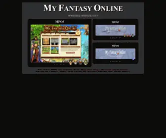 MY-Fantasy.net(My Fantasy Online) Screenshot