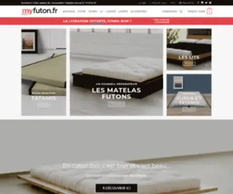 MY-Futon.fr(Bienvenue sur la boutique en ligne myfuton) Screenshot