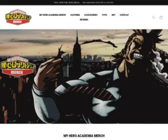 MY-Hero-Academia-Merch.com(My Hero Academia Merch) Screenshot