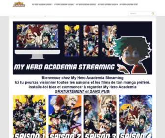 MY-Hero-Academia-Streaming.fr(My Hero Academia Streaming) Screenshot