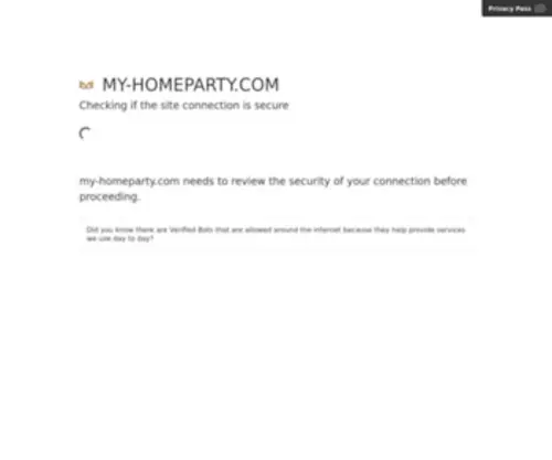 MY-Homeparty.com(My Home Party) Screenshot