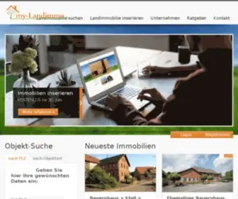 MY-Landimmo.de(Immobilienportal für Bauernhäuser) Screenshot